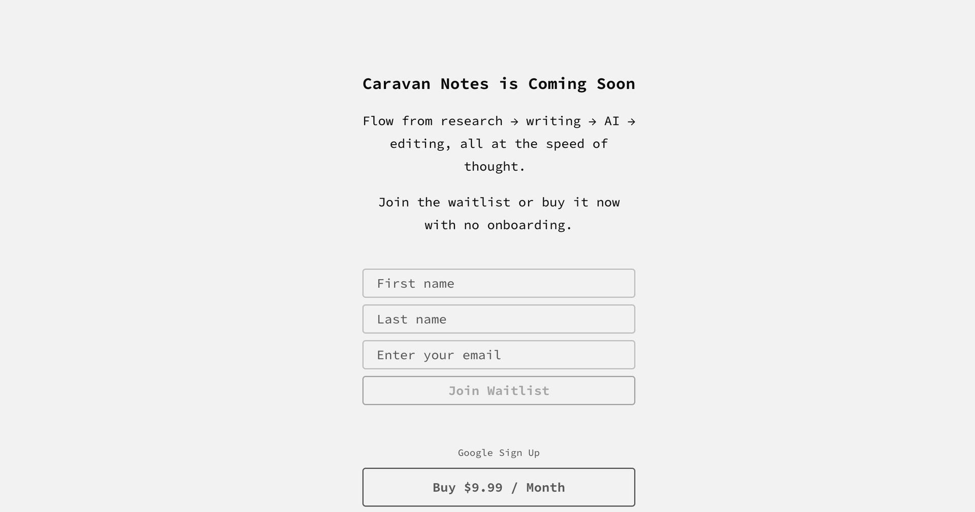 caravannotes