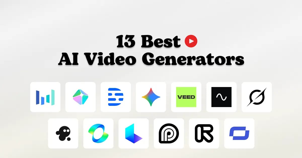 The 13 best AI video generators in 2026