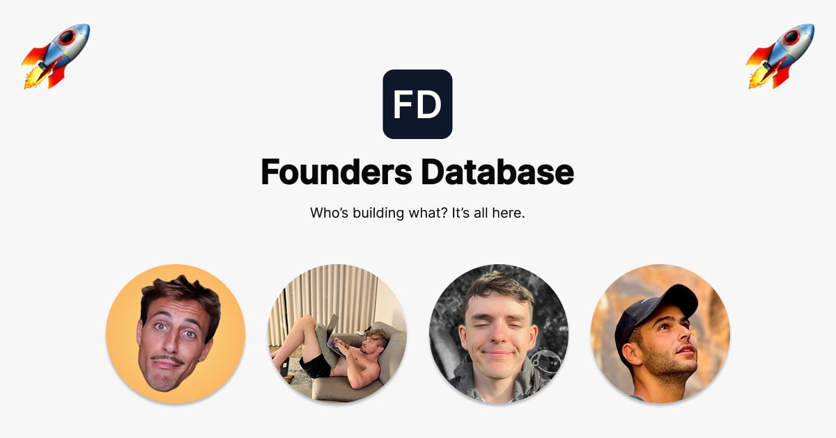 foundersdatabase