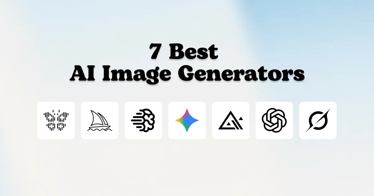 The 7 best AI image generators in 2026